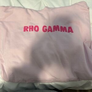 Pink Rho Gamma Sweatshirt